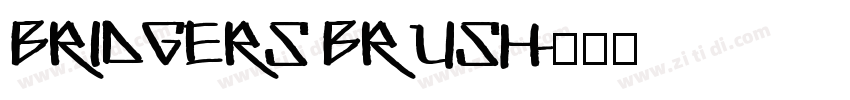 Bridgers Brush字体转换